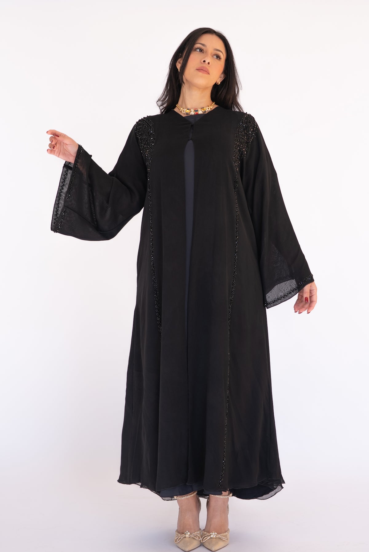 Soire Black Abaya