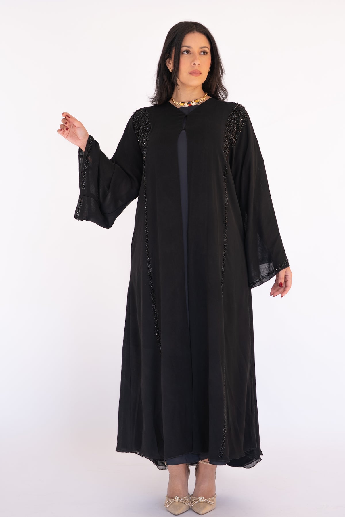 Soire Black Abaya