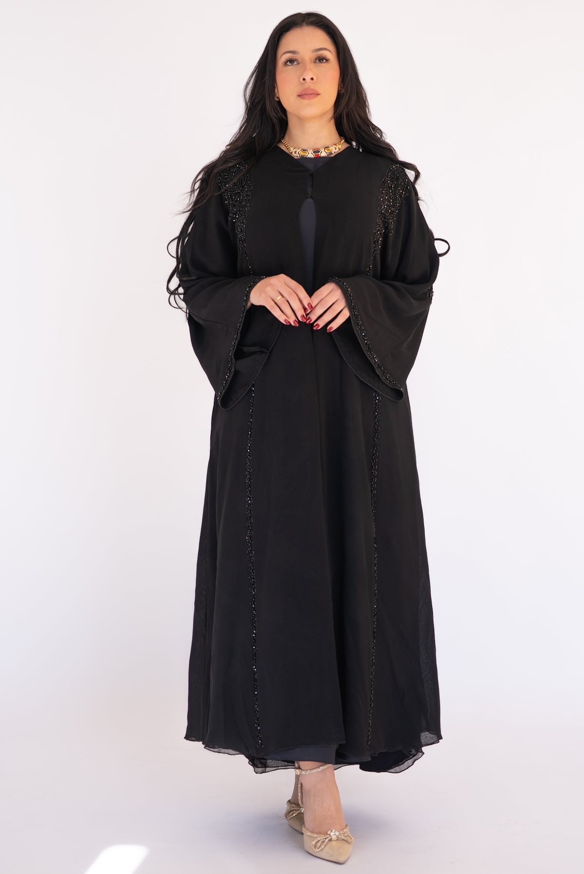 Soire Black Abaya