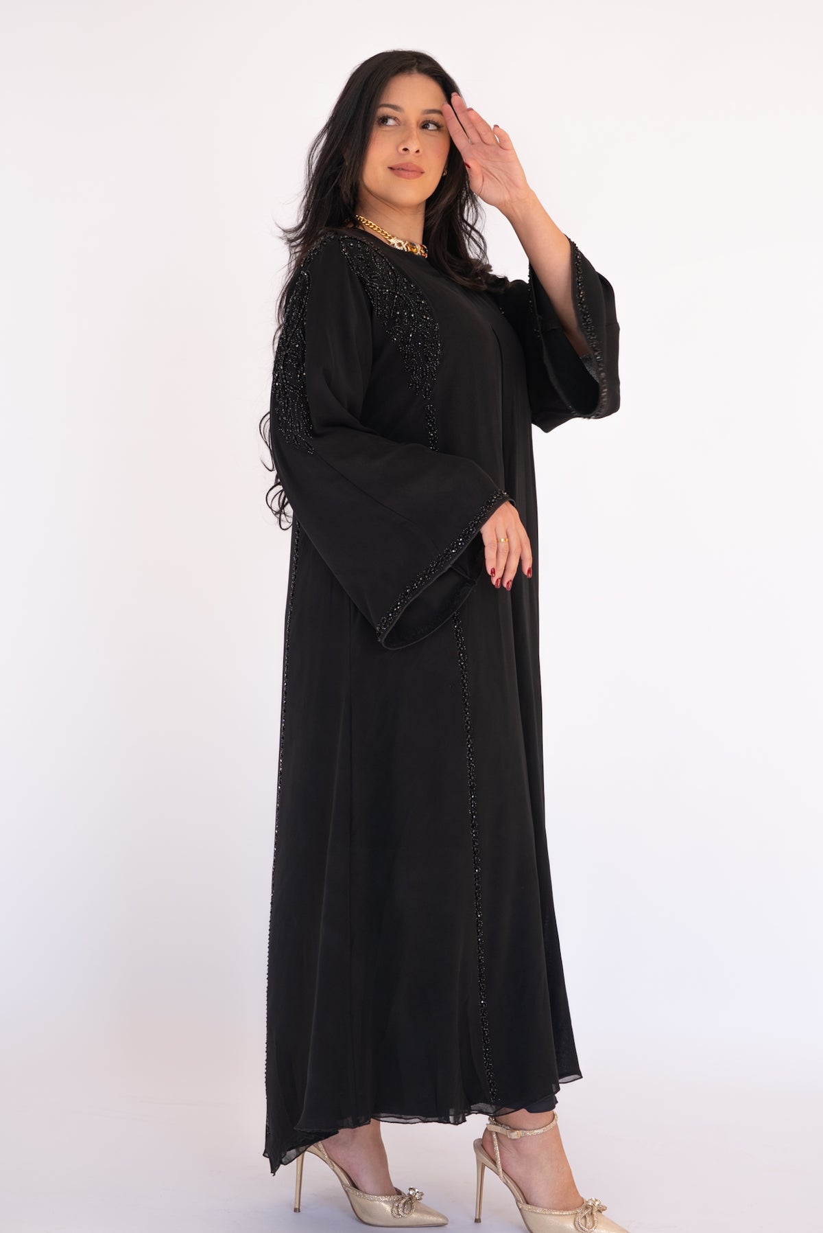 Soire Black Abaya