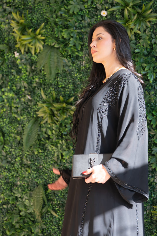 Soire Black Abaya