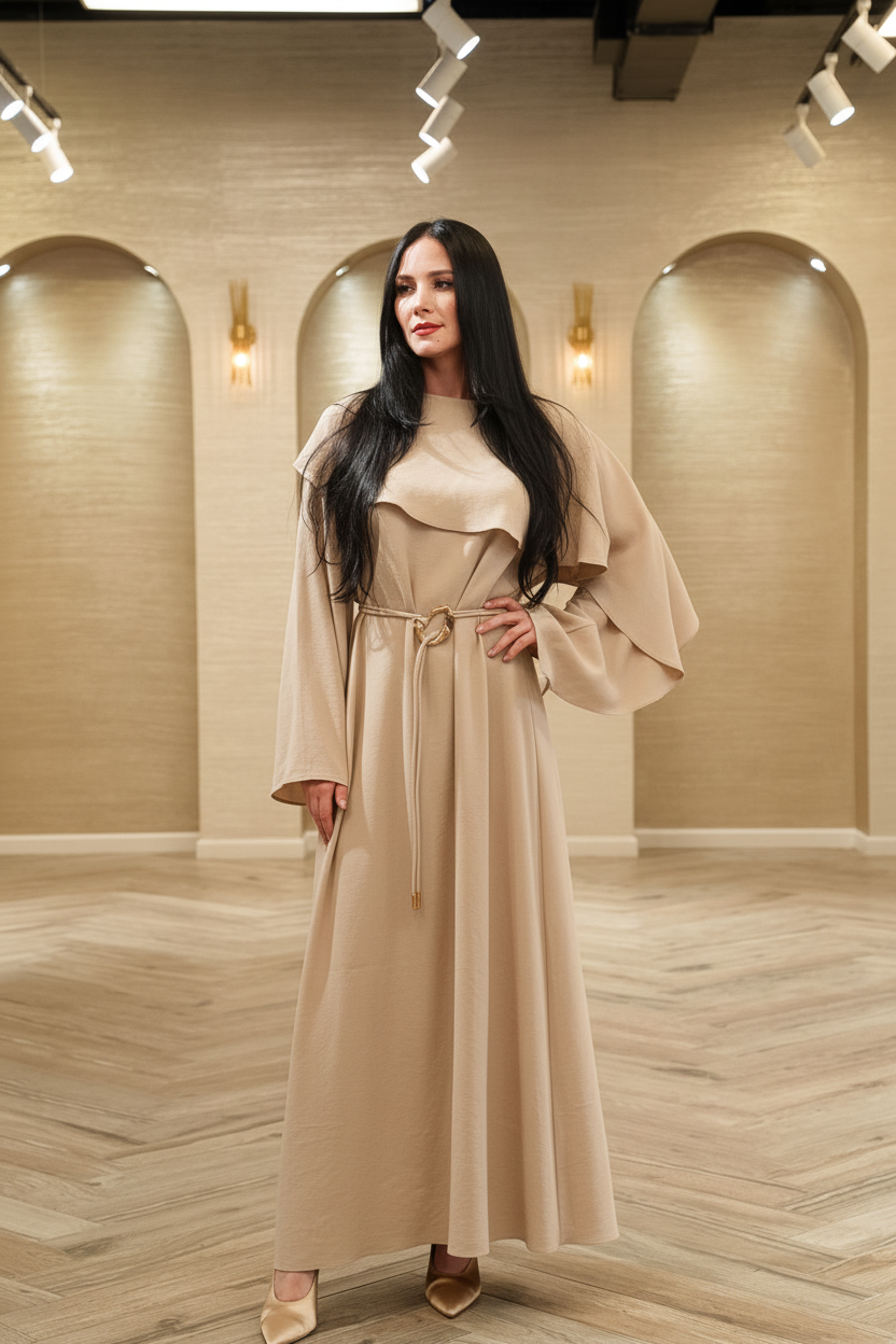 Actuel Tekstil Dress with Belt