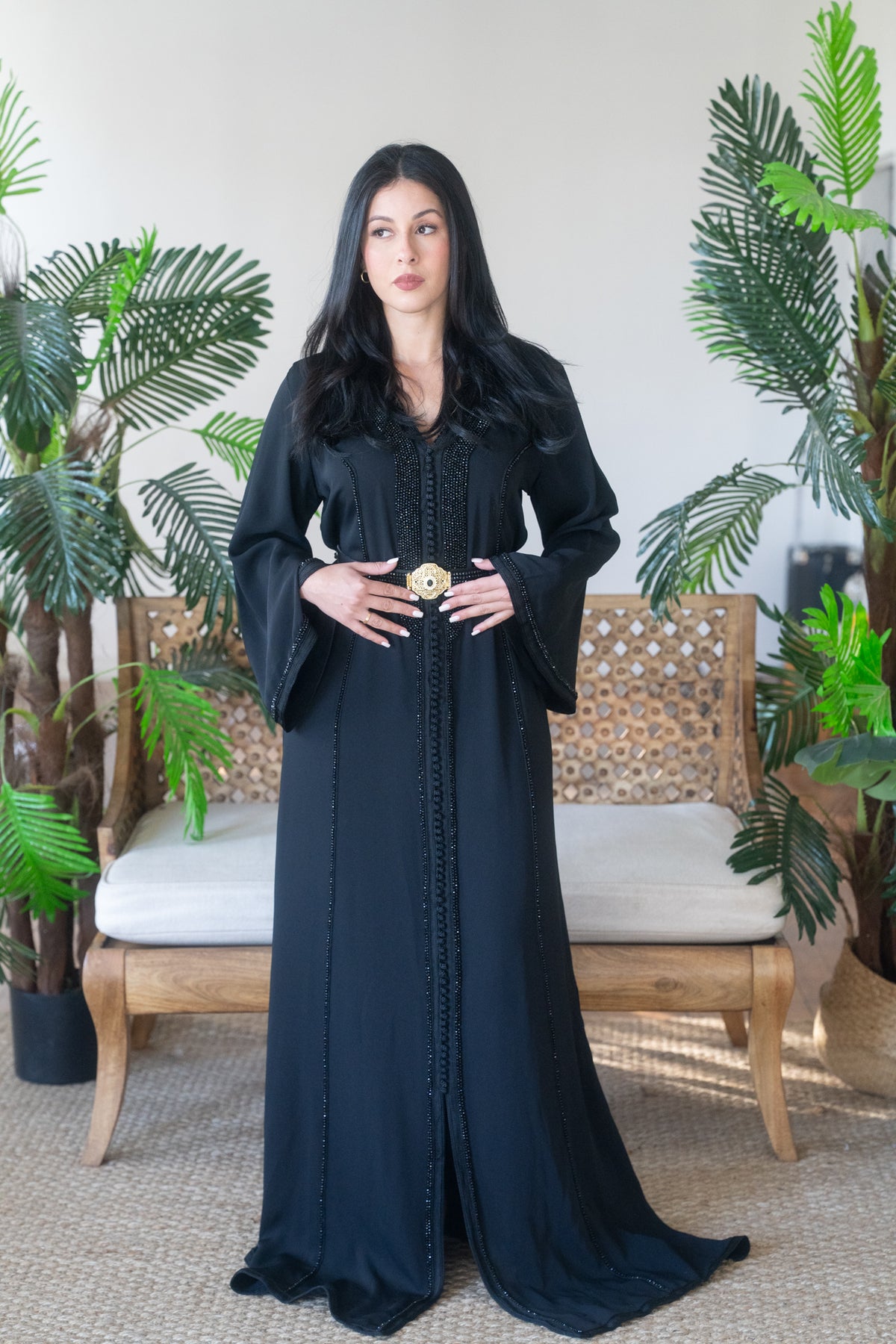 Noir Éclat Caftan