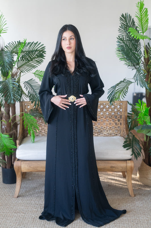 Noir Éclat Caftan