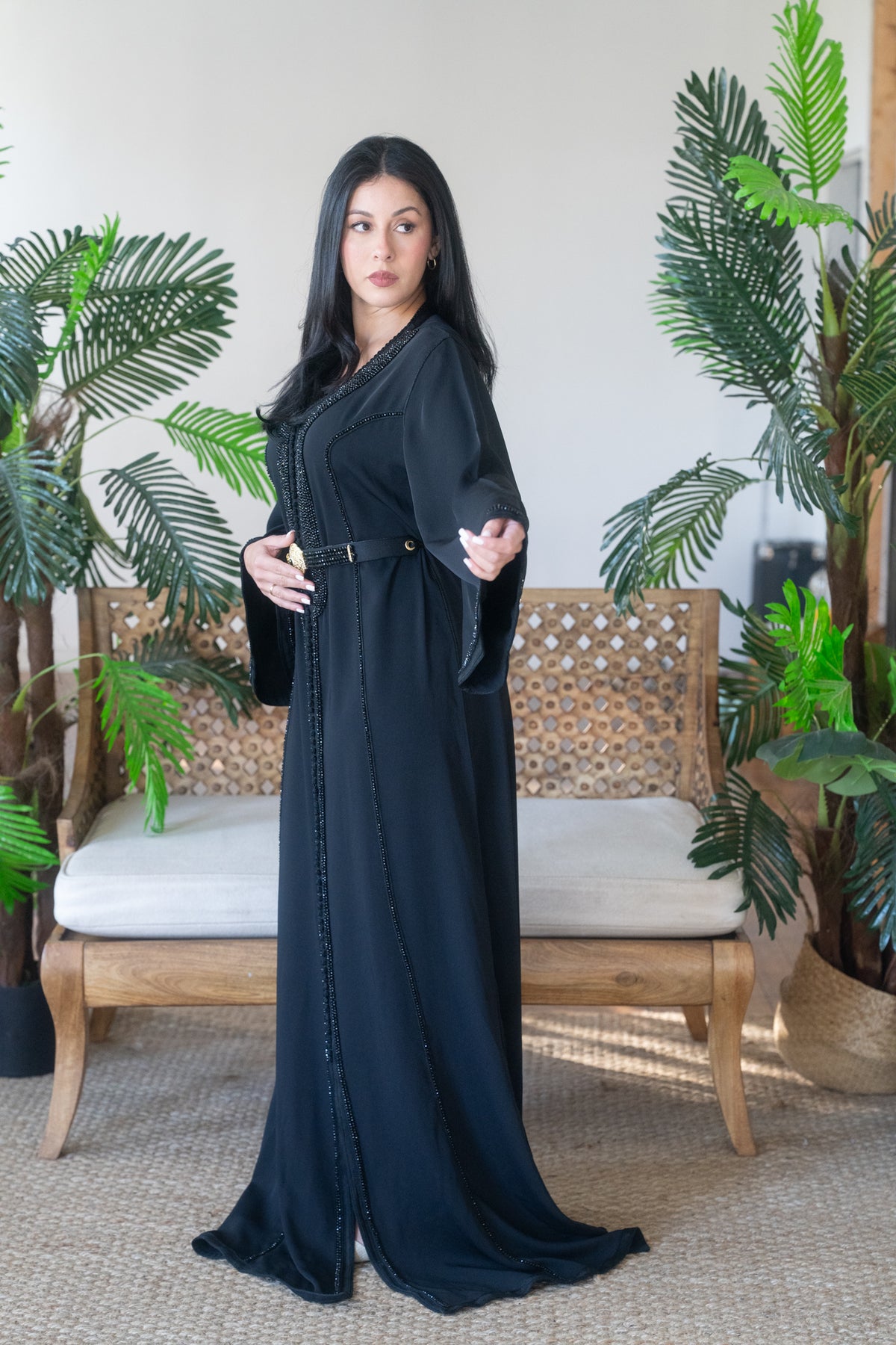 Noir Éclat Caftan