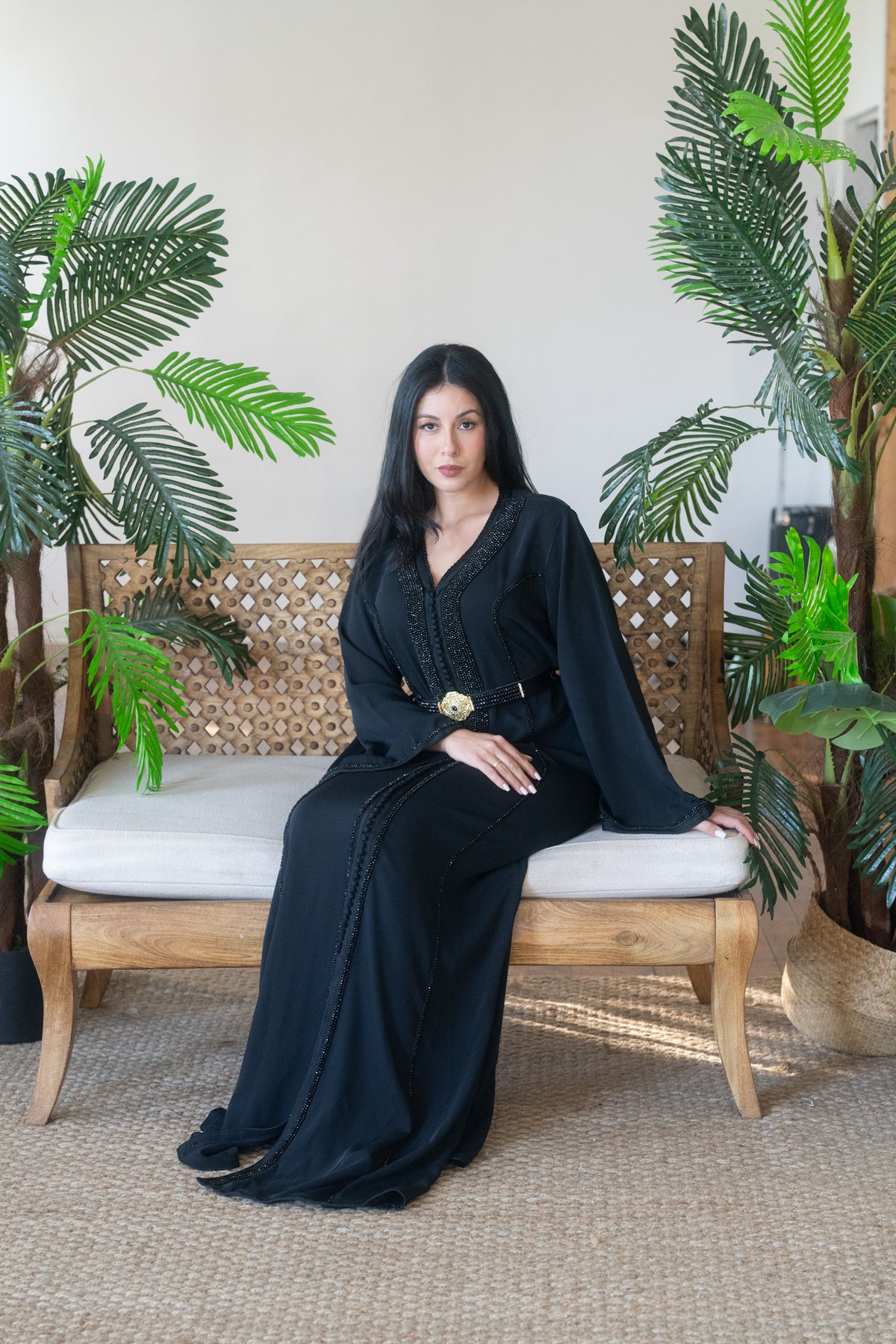Noir Éclat Caftan