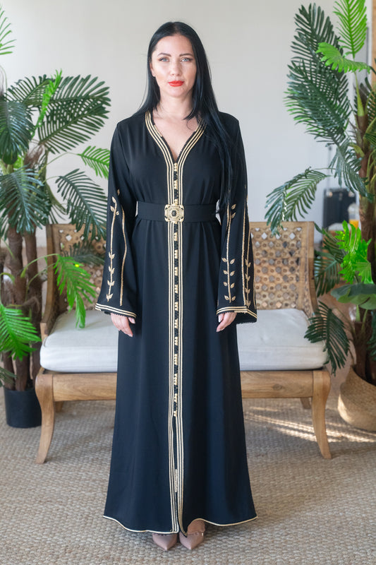 Golden Veil Caftan
