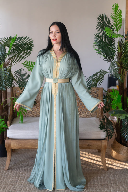 Ethereal Sage Caftan