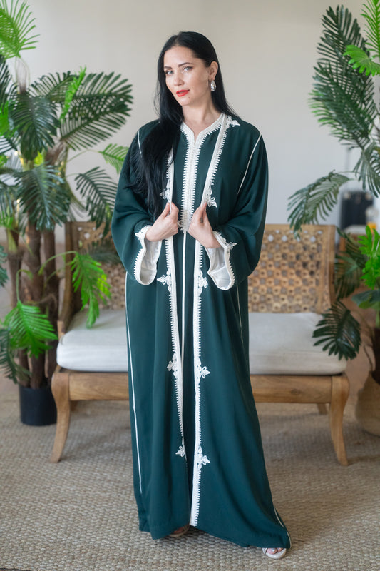 2 Pieces Emerald Grace Caftan