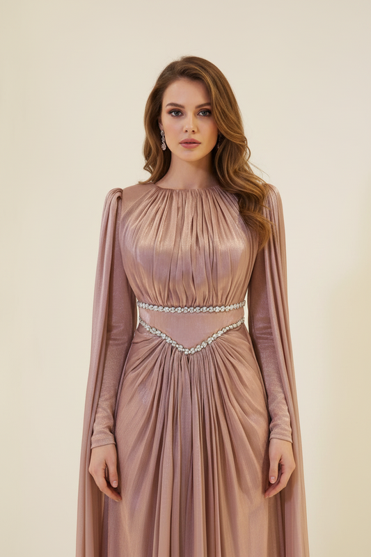 Veloura Rose — Luxe Evening Gown