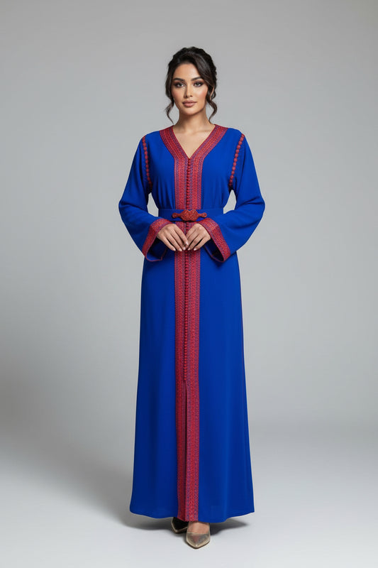 Modern Blue Caftan