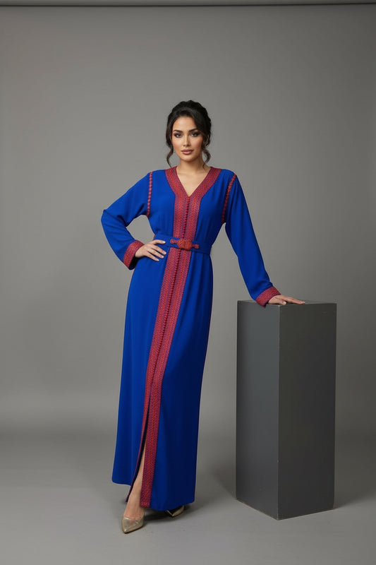 Modern Blue Caftan