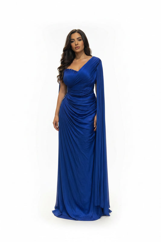 The Scarlet Luxe Blue Evening Dress