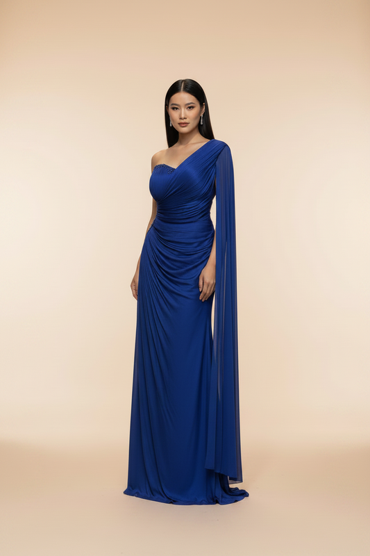 The Scarlet Luxe Blue Evening Dress