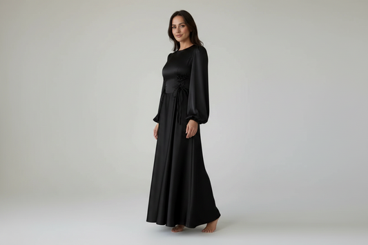 Liora Luxe Dress Onyx Black
