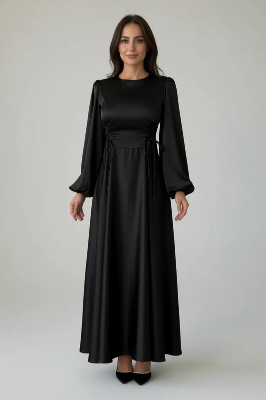 Liora Luxe Dress Onyx Black