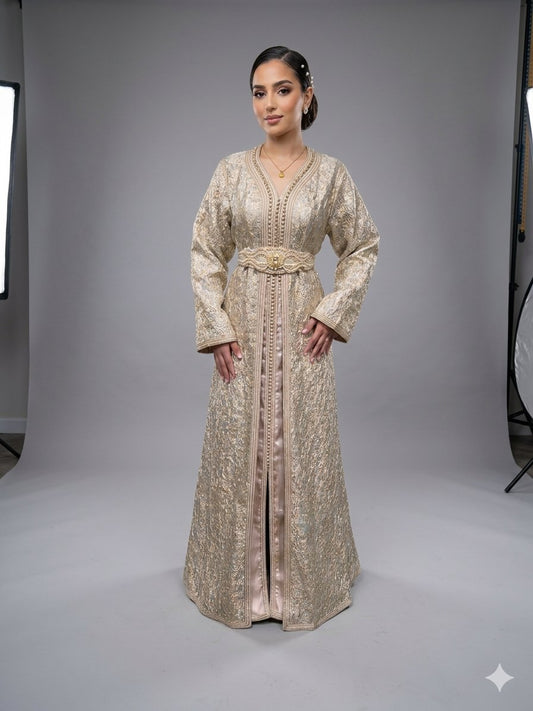 The Rose Royal Brocade Caftan