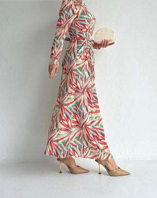 MULTI-COLORED FLOW DRESS (COLOR 1)