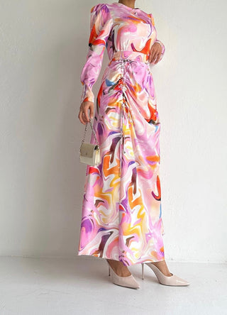 MULTI-COLORED FLOW DRESS (COLOR 2)