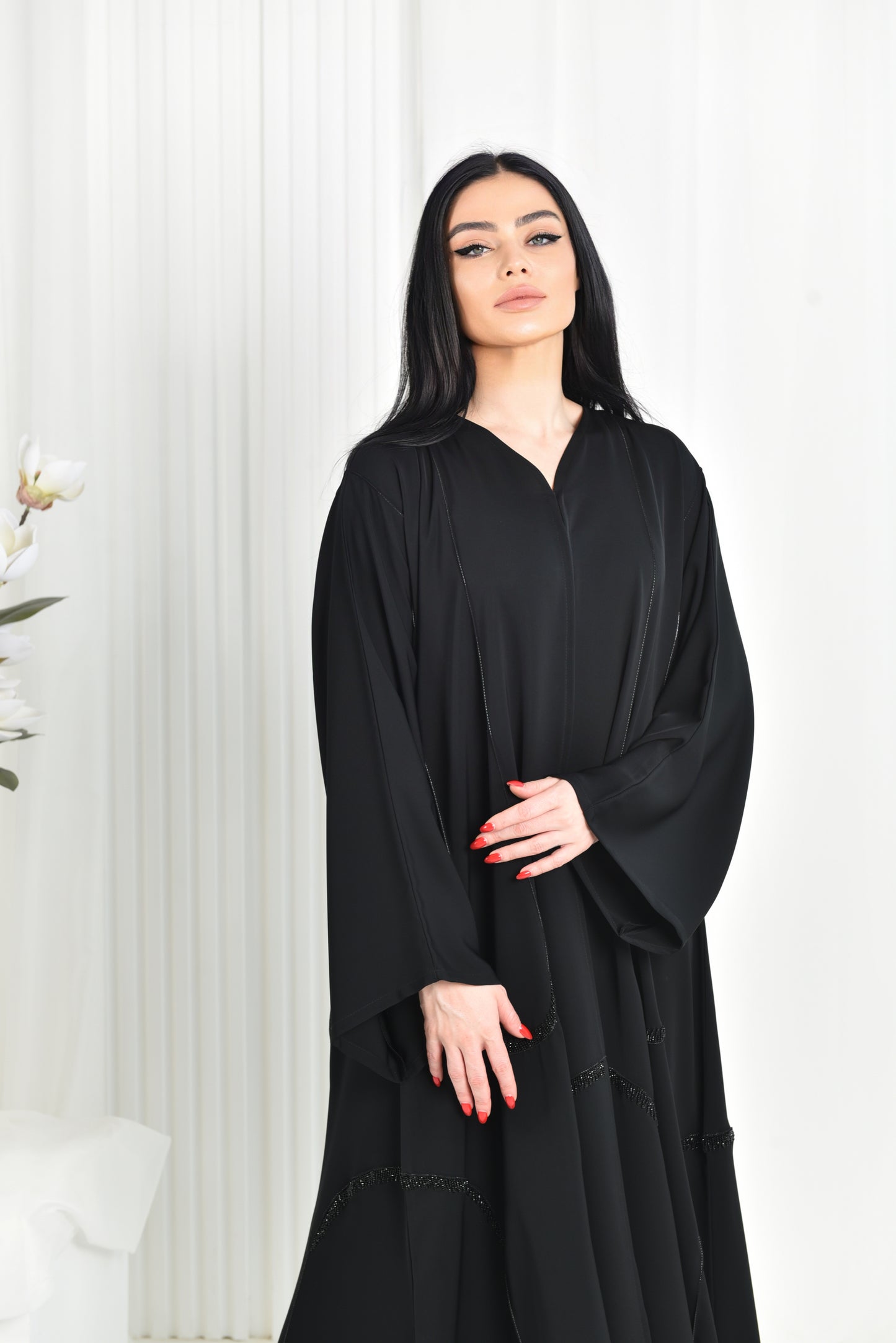 BALTIC SEA BLACK ABAYA