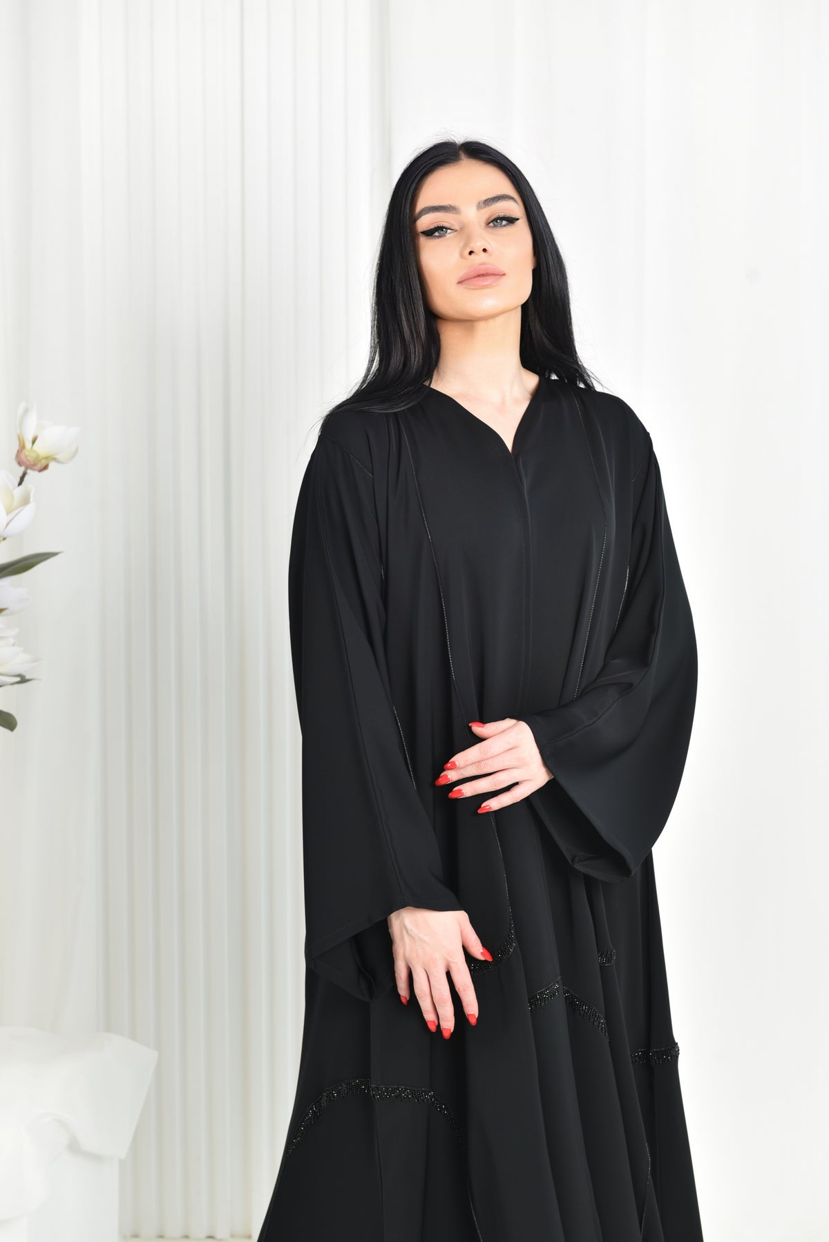 Baltic Sea Black Abaya