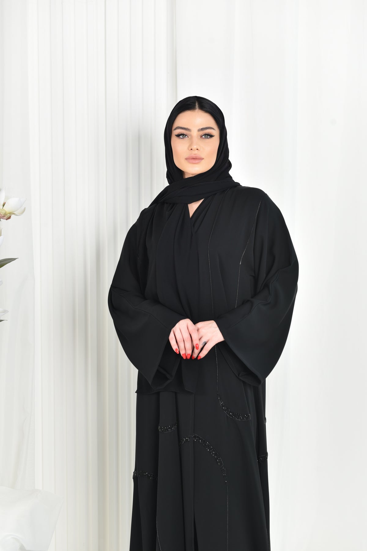 Baltic Sea Black Abaya