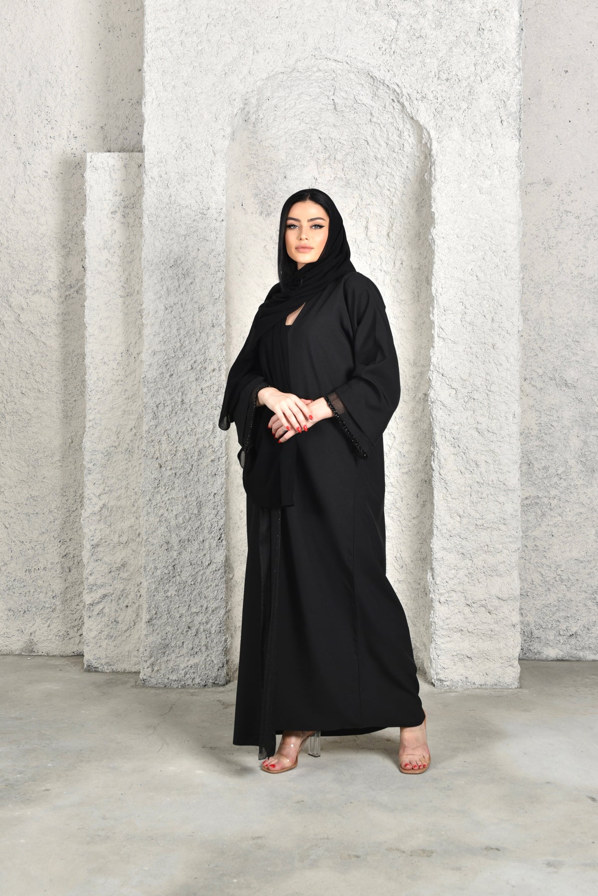 Onyx Black Abaya