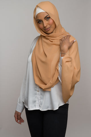 BRASS CHIFFON HIJAB