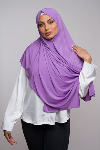 BLACKEST BERRY LYCRA JERSEY HIJAB