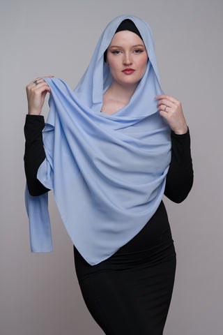 BRUNNERA BLUE MEDINA SILK HIJAB