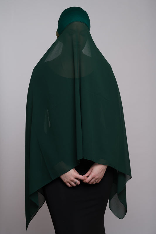 BURNHAM CHIFFON HIJAB W/ ATTACHED UNDERCAP