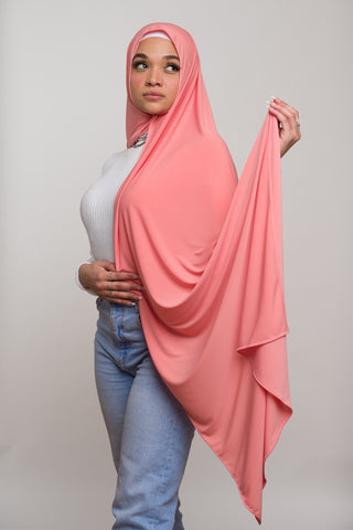 PEACH BLOSSOM LYCRA JERSEY HIJAB