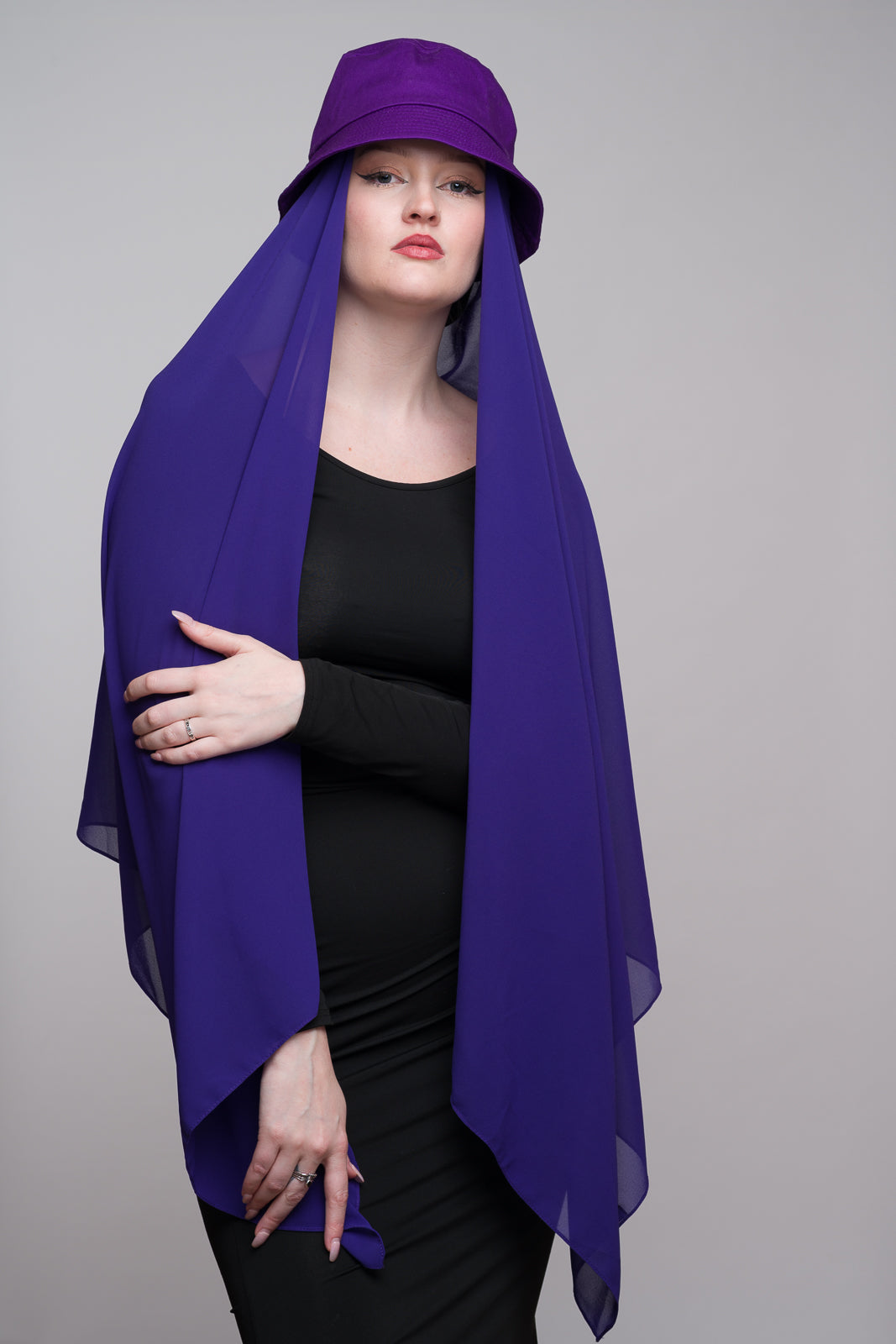 Purple Hijab Hat