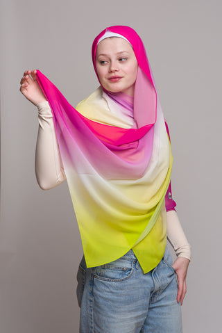 INFRA RED DEGRADE HIJAB