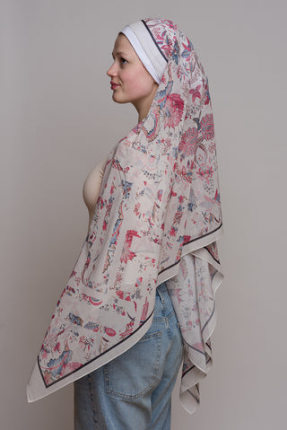 Orchid Haze Printed Chiffon Hijab