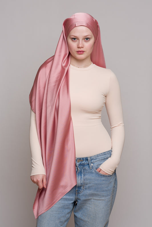 CRANBERRY PIE NIGHT SATIN HIJAB