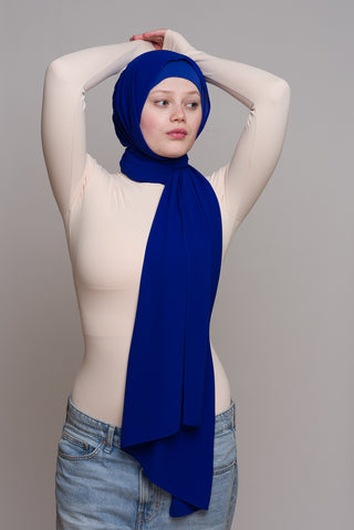 ATLANTIC DEPTHS DIAMOND CHIFFON HIJAB W/ MATCHING UNDERCAP