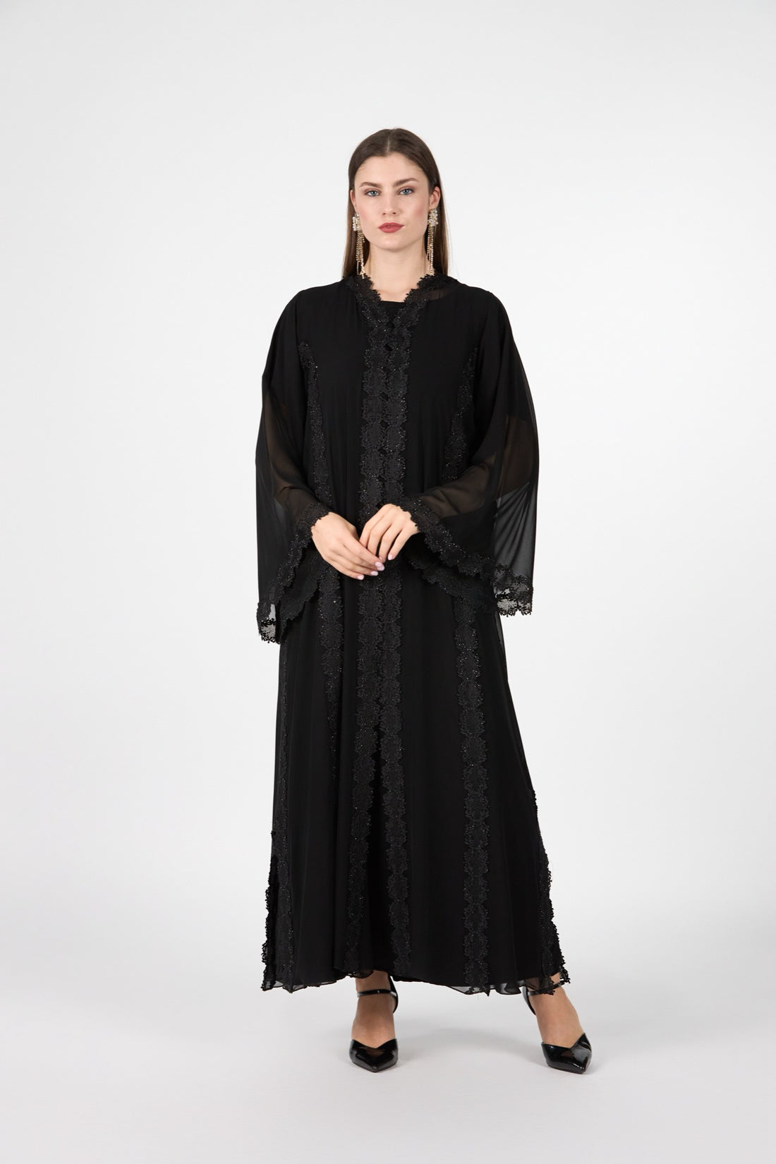 Dalal Luxury Dubai Black Abaya