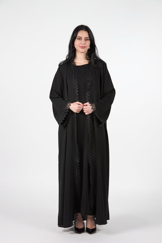 Menatique | Celestial Veil | Eclipse Essence Abaya/3 Pieces
