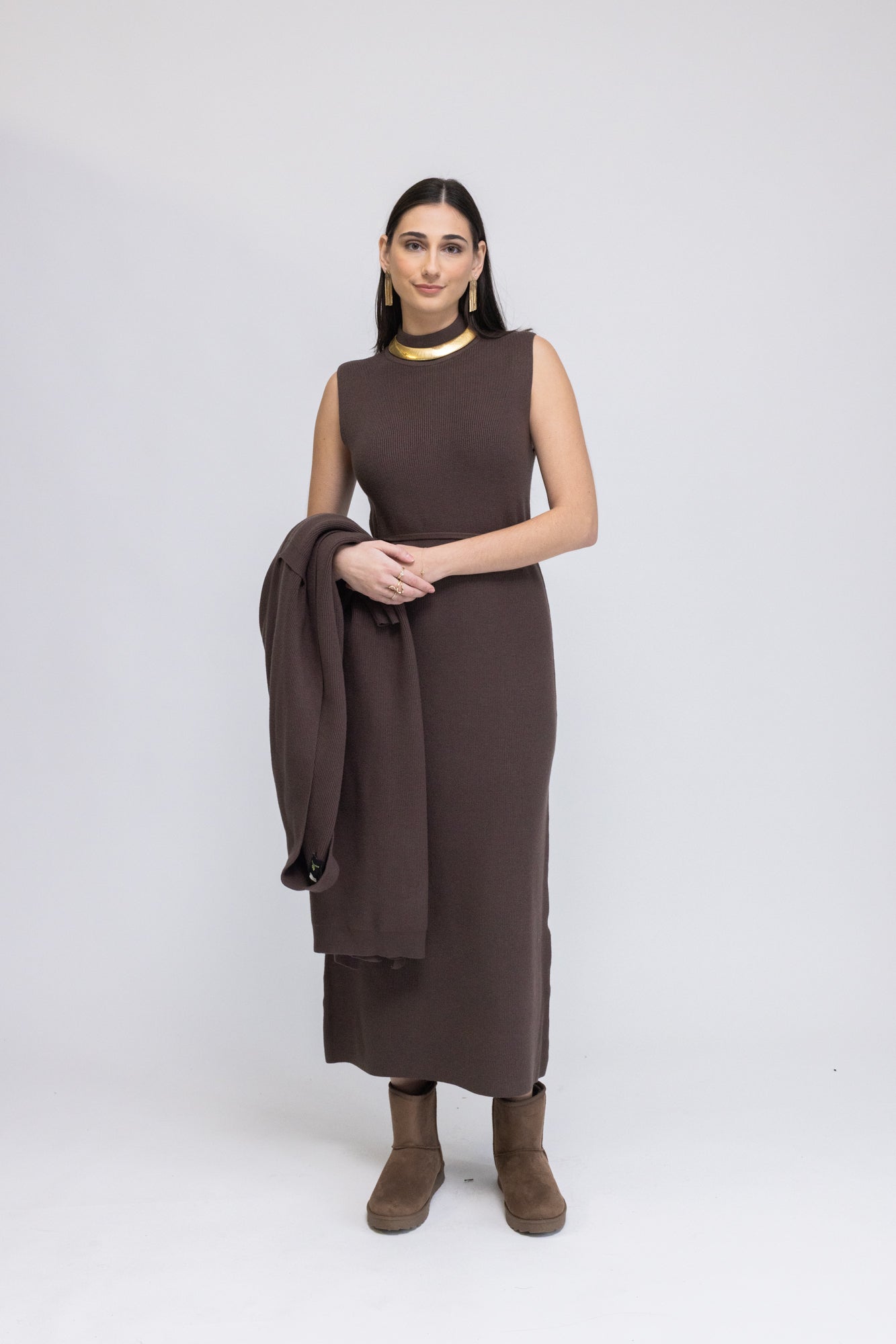 Knit Dress & Cardigan Set – Menatique