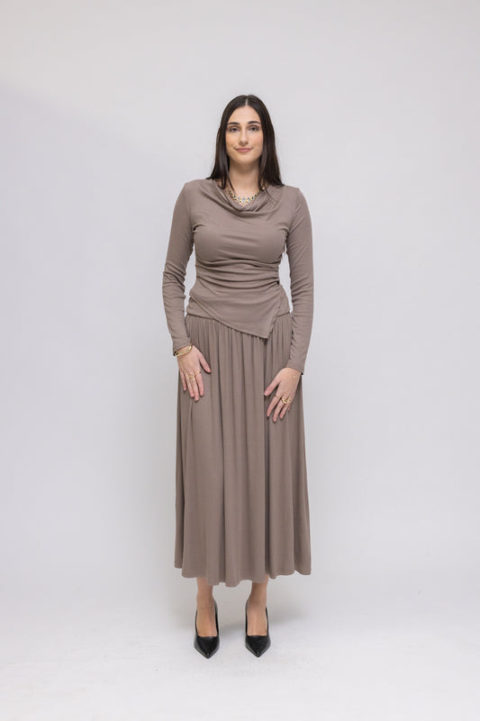 2 pieces skirt Jersey set