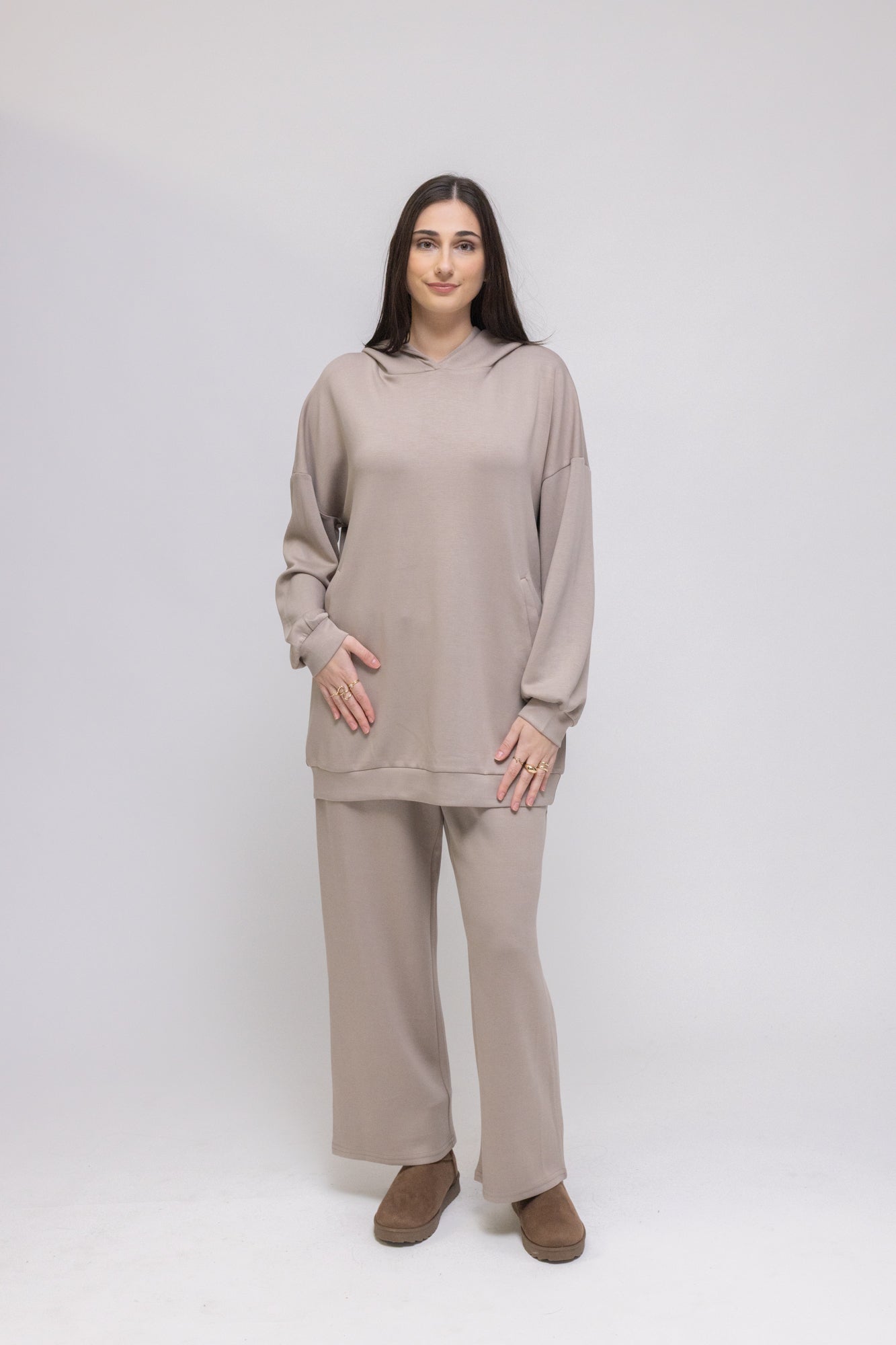 Sage Relaxed Hoodie Set – Menatique