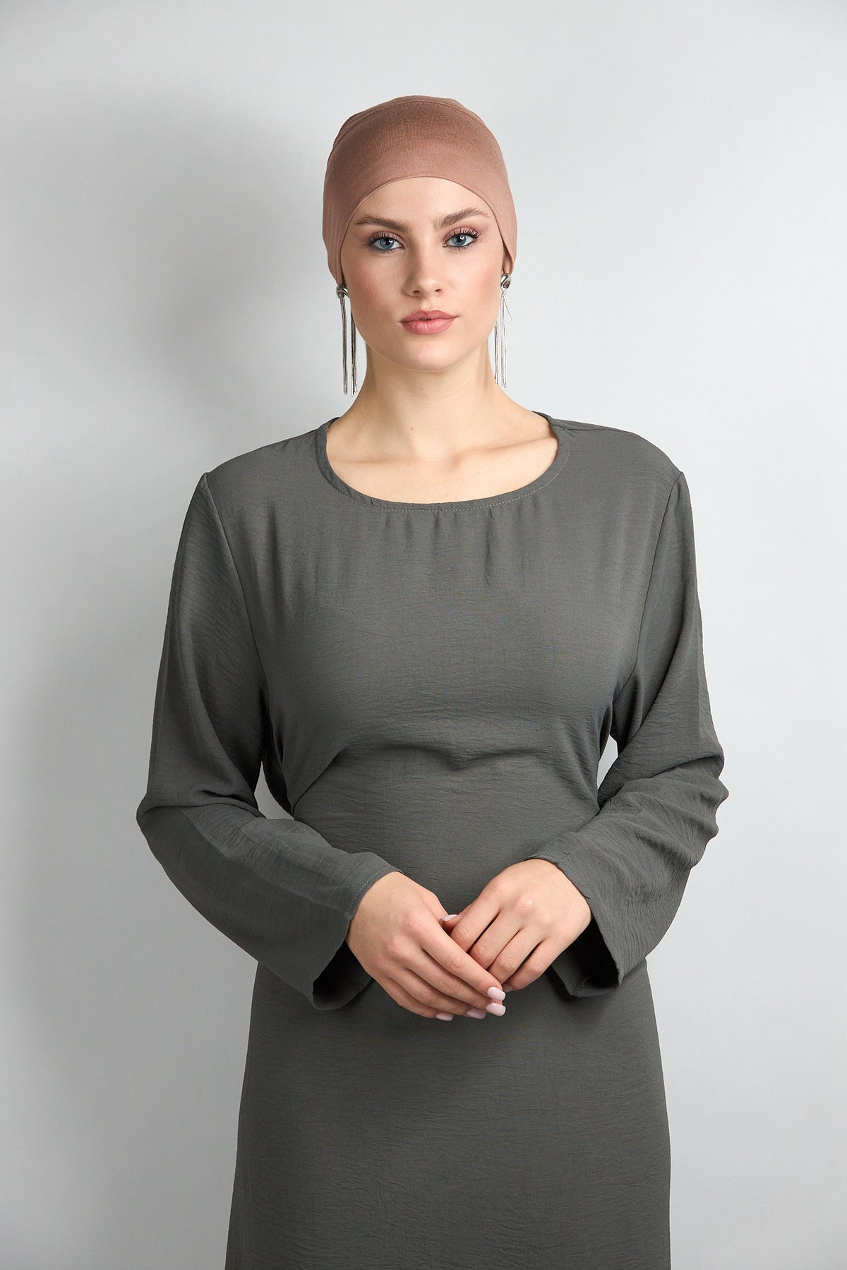 Modal Hijab With Undercap Brown Sugar 