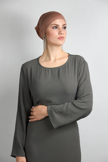 Modal Hijab With Undercap Brown Sugar 