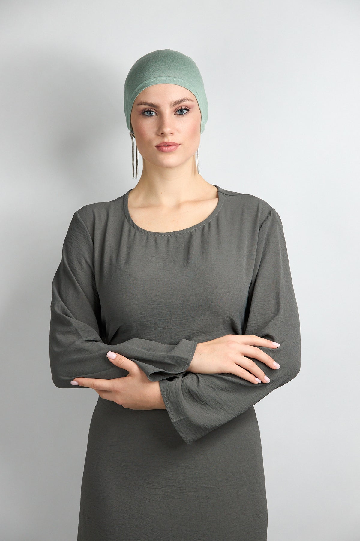 Modal Hijab with Matching Undercap Matcha 
