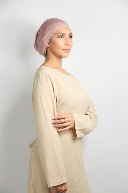 Light Modal Hijab with Matching Undercap Pink 