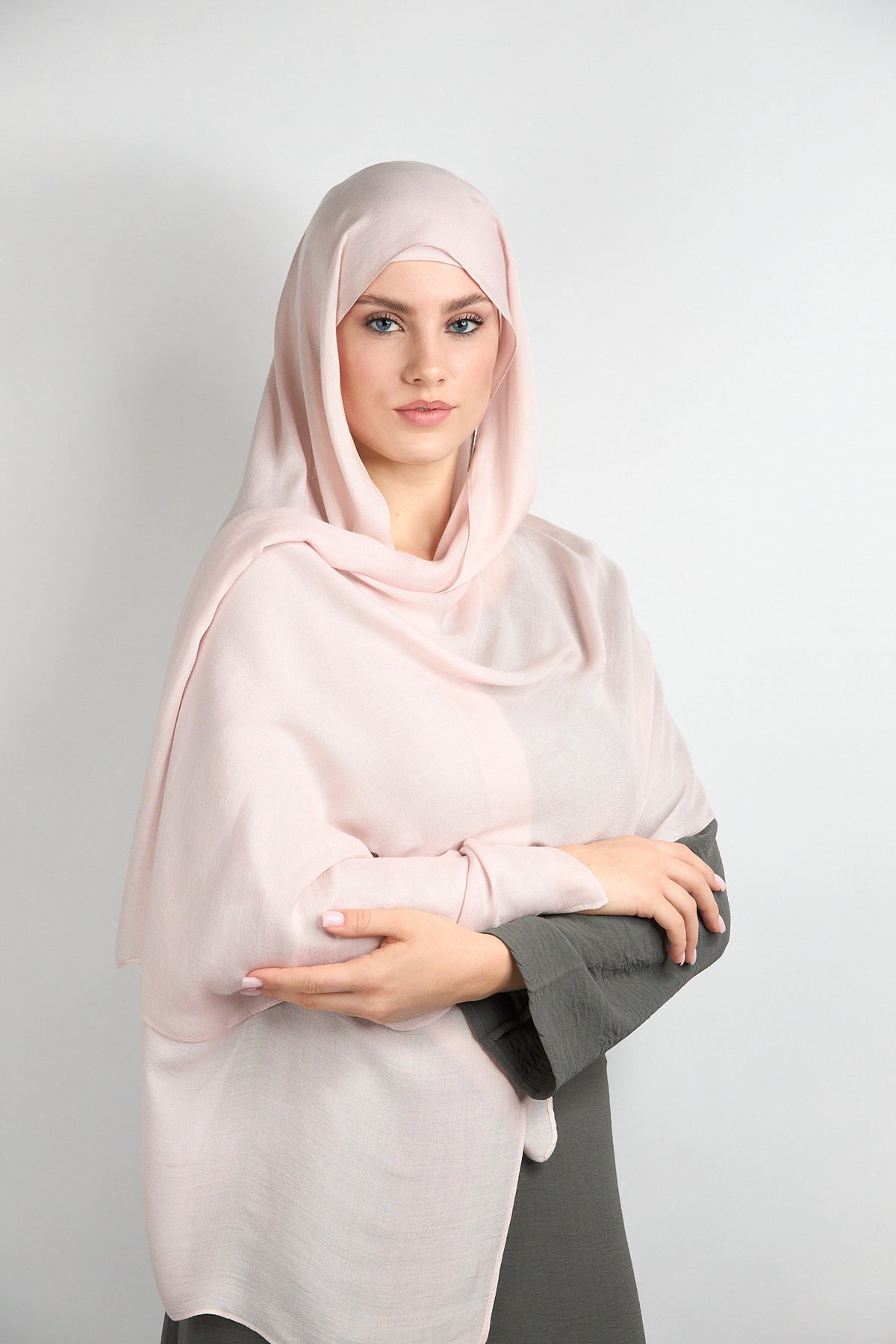 Modal Hijab with Matching Undercap Blush Pink 