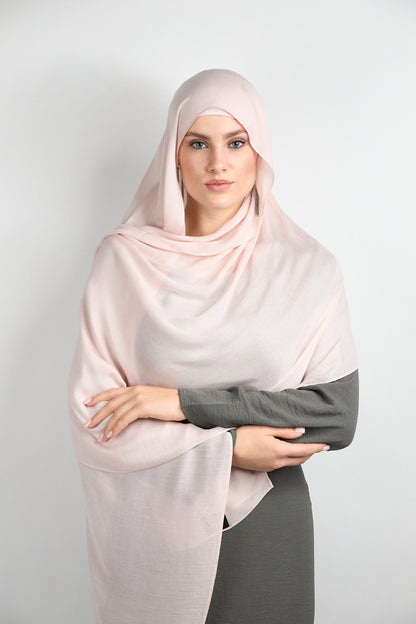 Modal Hijab with Matching Undercap Blush Pink 