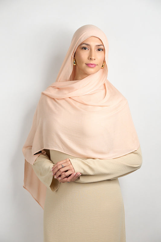 Modal Hijab with Matching Undercap Rose Pink