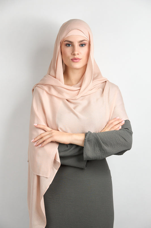 Modal Hijab with Matching Undercap Rose2